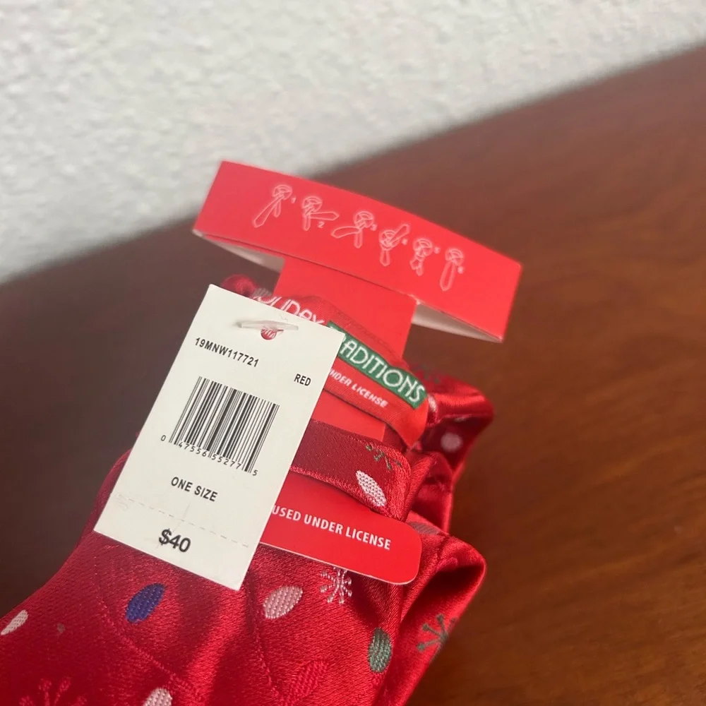 🆕 Hallmark🎄Holiday‎ Traditions by MMG Tie Christmas light design